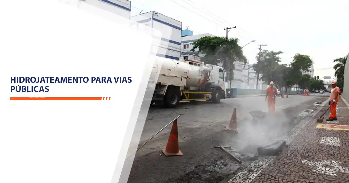 Hidrojateamento Para Vias Públicas